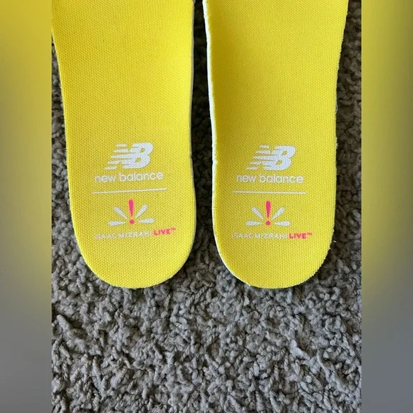 New Balance x Isaac Mizrahi Yellow Canvas Sneakers Women's Size 8.5 Rare - Picture 7 of 9